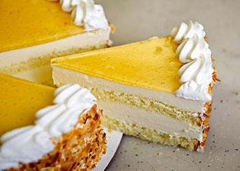Lemon Chiffon Cakes | Roland's Swiss Bakery - Houston, TX