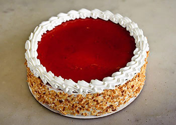Raspberry Chiffon Cakes | Roland's Swiss Bakery - Houston, TX