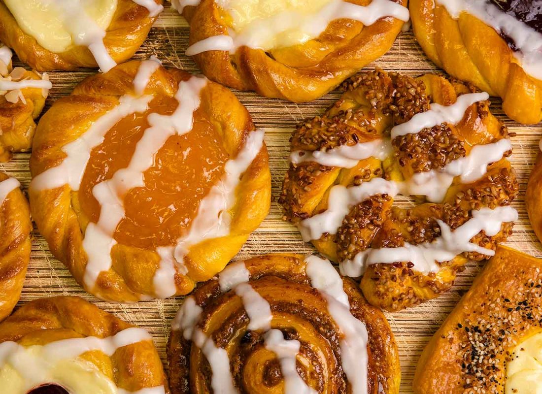 Roland's Swiss Pastry & Bakery breakfast pastry tray